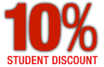 10% Student Discount